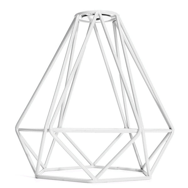 Loft Industrial Metal Frame Ceiling Pendant Hanging Light Lampshade Cage Fixture