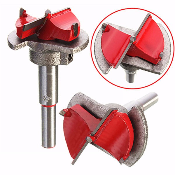 35MM Carbide Tipped Hinge Cutter Wood Positioning Drill Bit Reamer