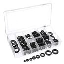 Suleve MXRW5 180Pcs Rubber O Ring Washer Grommets Ring Anti-slip Gasket Seal Assortment Set
