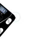 5-180kg Digital Weight Scales LCD Wireless Glass Body Fat Monitor Tracker Scale For Home Gym