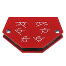 Drillpro 25/50/75LBS Magnetic Welding Locator Holder Hex Located Horn Clamp Welding Magnetic Angle Arrow Holder