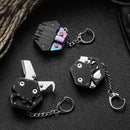 Multifunctional EDC Tool Hexagon Folding Coin Multi-Tool Screwdriver Bottle Opener Keychain