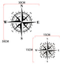 Car Compass Sticker 15/30cm Optional PVC Sticker Car Stickers