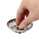 304 Stainless Steel Kitchen Sink Strainer Stopper Waste Plug Sink Filter Bathroom Basin Sink Drain