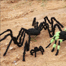 5FT/150cm Hairy Giant Spider Decorations Huge Halloween Outdoor Decor Toys for Party
