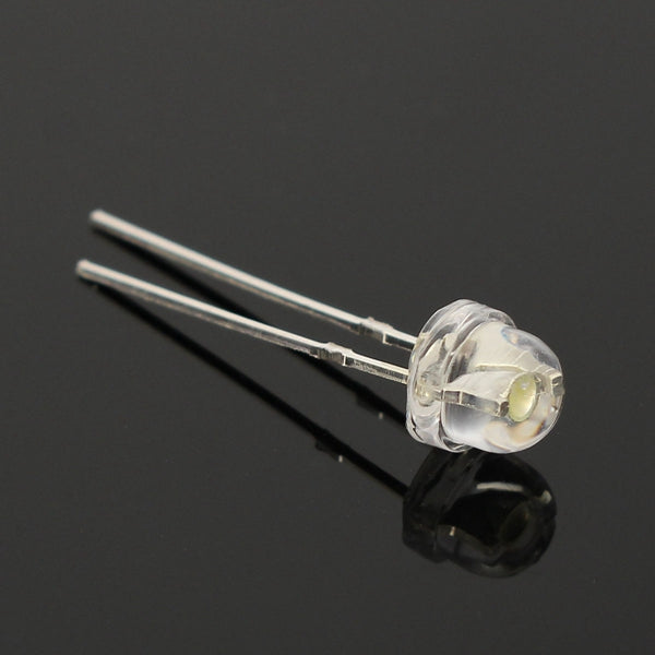 500pcs F5 5mm White Bright Diode Straw Hat Super Light LED Assortment Kit