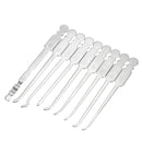 Stainless Steel Classic Mini Single Hook Unlocking Tools for Locksmith