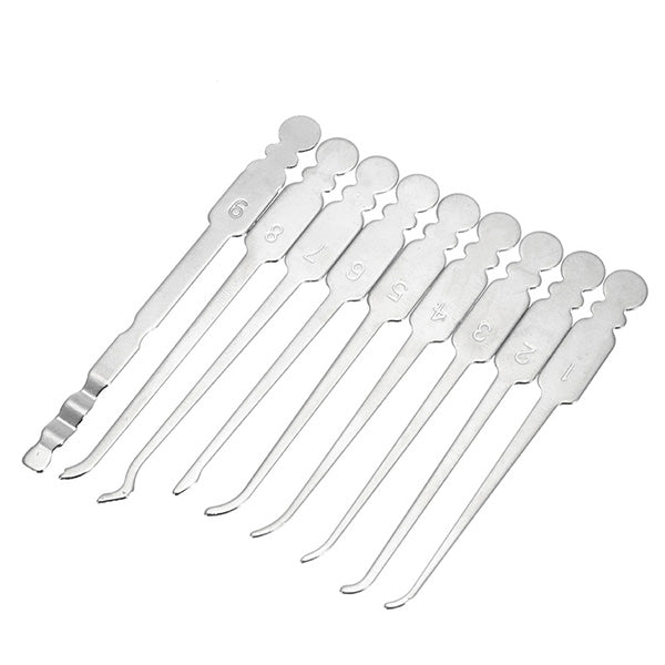 Stainless Steel Classic Mini Single Hook Unlocking Tools for Locksmith