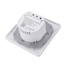 MoesHouse WS-EUY3-W EU Standard 3 Gang Smart Push Button Switch Smart Life Tuya Wireless Remote Control Work with Alexa Google Home