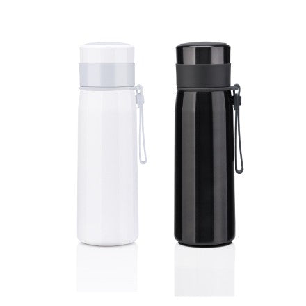 Deli 6076 500ml Portable Thermos cup Stainless Steel Vacuum Flask Thermo Water Bottle Insulated Cup Coffee Mug for Home Office Travel