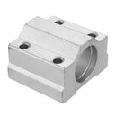 Machifit 10mm Slide Bushing Block With 2 Bearings for No Power Spindle Assembly Small Lathe Accessories