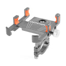 BIKIGHT Aluminum Alloy Bicycle Phone Holder 3.5"-6.2" Adjustable 360 Rotatable Mobile Phone Bracket Outdoor Electric Scooter Riding Equipment