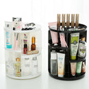 360 Rotating Makeup Organizer Box Brush Holder Jewelry Organizer Case Desktop Cosmetic Storage Box