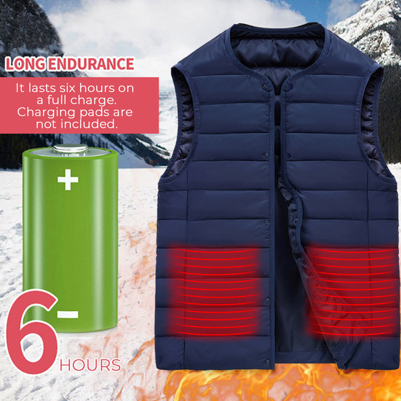 Electric Battery Heating USB Sleeveless Vest Winter Heated Outdoor Jacket