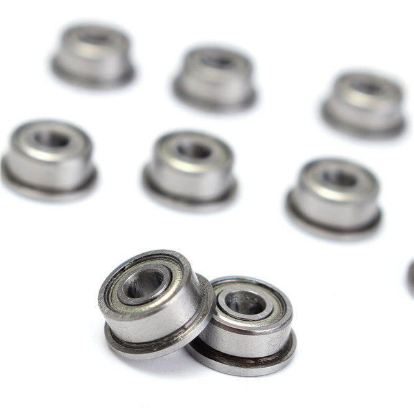 10pcs F693ZZ 3mmx8mmx4mm Double Shielded Flanged Ball Bearings