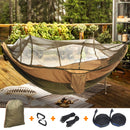 Outdoor 2 People Double Hammock Camping Tent Hanging Swing Bed With Mosquito Net