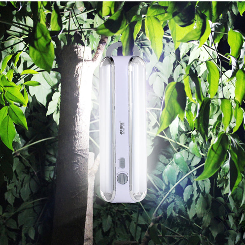 KM-7669 96 LEDs Outdoor Camping Double Sided Lighting Portable Emergency Flashlight 4400mAh Battery