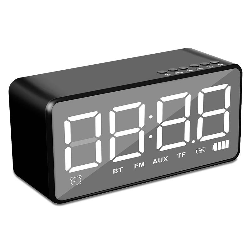 Bakeey Q31 Wireless bluetooth 5.0 Speaker LED Display Dual Alarm Clock FM Radio TF Card Stereo Speaker with Mic
