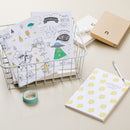 Jordan&Judy JJ-YD0031 3PCS Graffiti Notebooks Notepads Sketch Graffiti Notebook For Noting Drawing Painting Office School Supplies Stationery Gifts