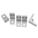 Machifit 5pcs Aluminium Angle Corner Bracket 90 Degree Corner Connector Bracket for 2020 3030 4040 Aluminum Extrusions