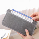 Men Women Passport Holder Multi-function Document Bag Travel Credit Card Wallet Organizer Storage Bag
