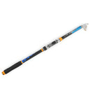 ZANLURE 2.7m Ultralight Hard Telescopic Fishing Rod Portable Sea Lake Spinning Pole