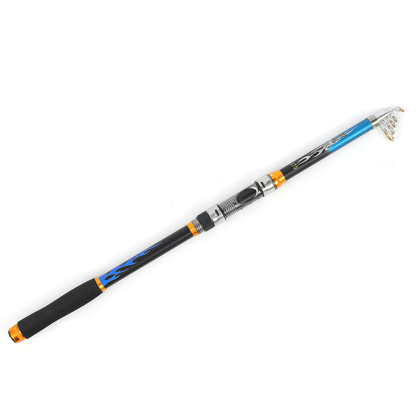 ZANLURE 2.7m Ultralight Hard Telescopic Fishing Rod Portable Sea Lake Spinning Pole