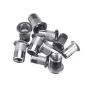 Suleve MXSN3 180Pcs Stainless Steel Mixed Rivet Nut Rivnuts Blindnuts Nutserts M3-M10 Nut Insert Rivet Assortment Kits
