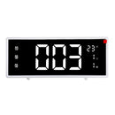 Arc LED Alarm Clock Digital Snooze Touch Control Table Clock Day Time Temperature Display Home Decoration