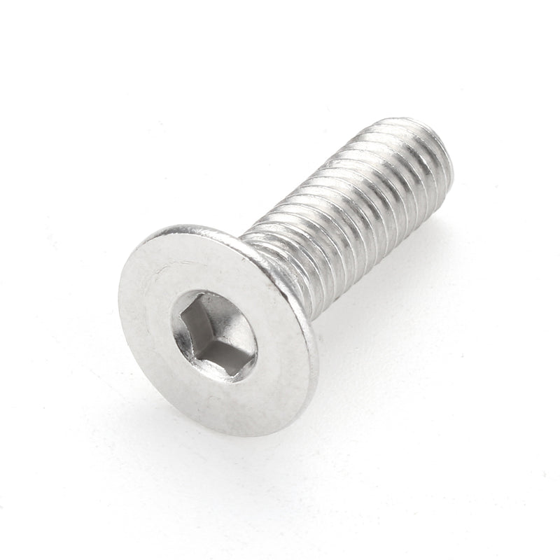 20Pc M6 Billet 6061 Aluminum Bumper Washer with Bolt Red