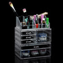 24*15*30cm Acrylic Injection Molding Processing Cosmetic Organizer Storage Rack DIY Desktop Finishing Box