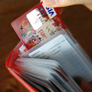 Honana HN-PB3 12 Colors Credit Card Holder 32 Card Slots Card Wallet