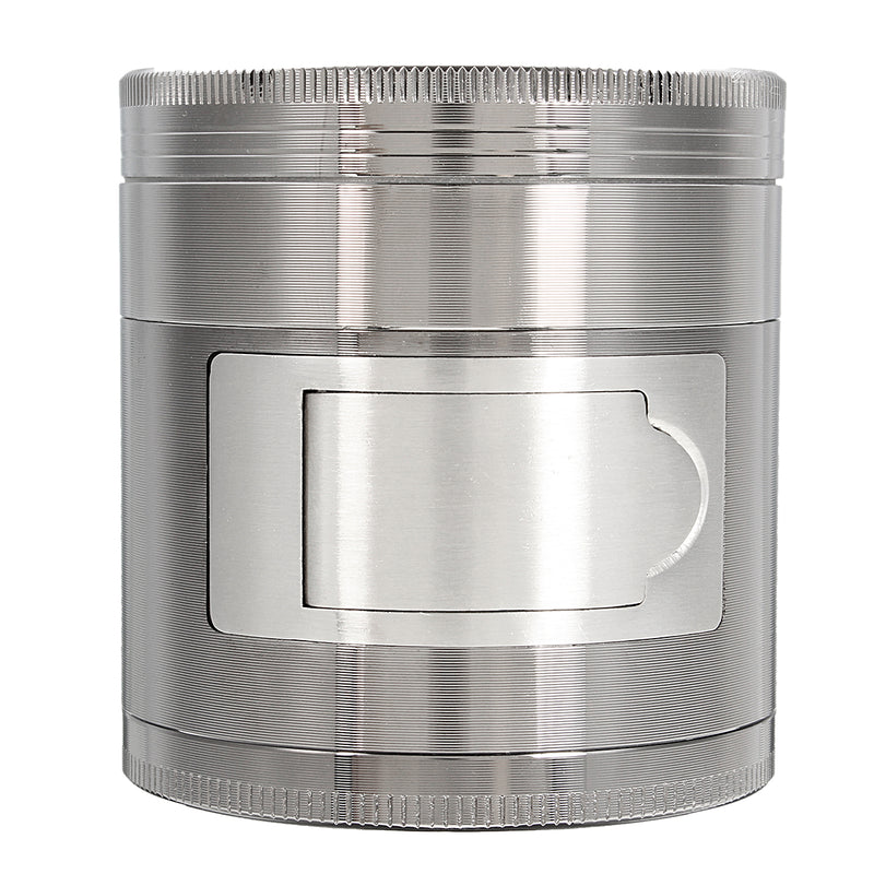 Multi Functional 63MM 2.48 Inch 4 layers CNC ZINC ALLOY Metal Herb Grinder Crusher Smoke Grinder