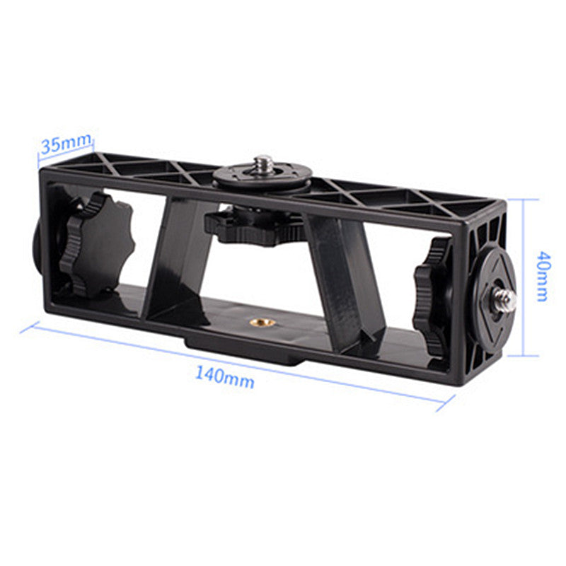 Multi-function Mobile Phone Clip Holder Three-position Clip Bracket for Live Selfie Stick