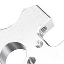 Aluminum Alloy M4 Delta Kossel Fisheye Effector 4mm Hammock Hanging Station For Dual Nozzle Extruder 3D Printer Part