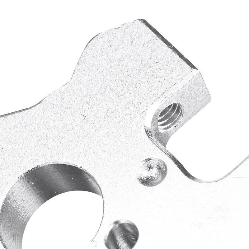 Aluminum Alloy M4 Delta Kossel Fisheye Effector 4mm Hammock Hanging Station For Dual Nozzle Extruder 3D Printer Part