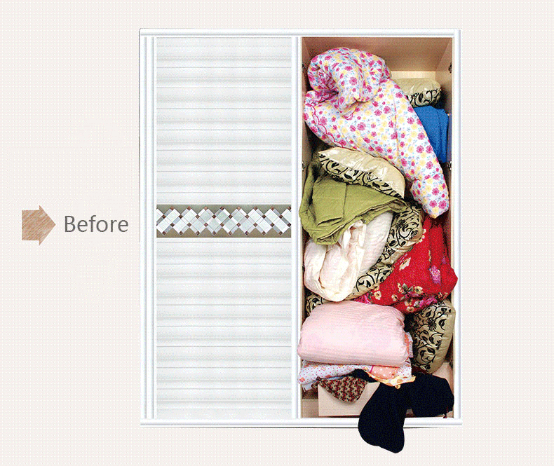 KCASA Vacuum Compress Bag Vacuum Storage Bag Save Space Saving Seal Quilts Clothes Holder Organizer