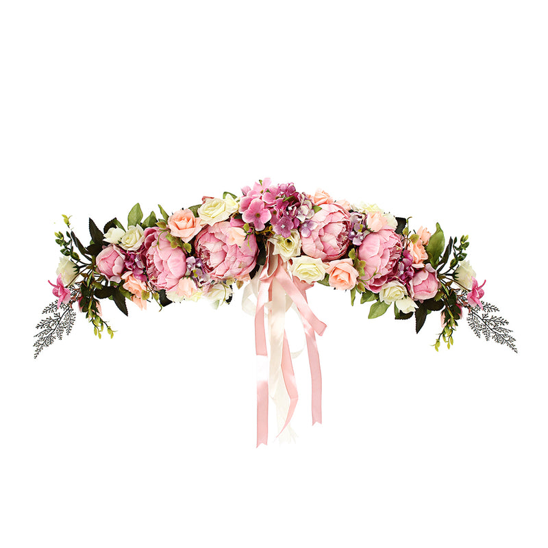 Artificial Flowers Garland European Lintel Wall Flower Door Wreath for Wedding Home Christmas Decor Supplies