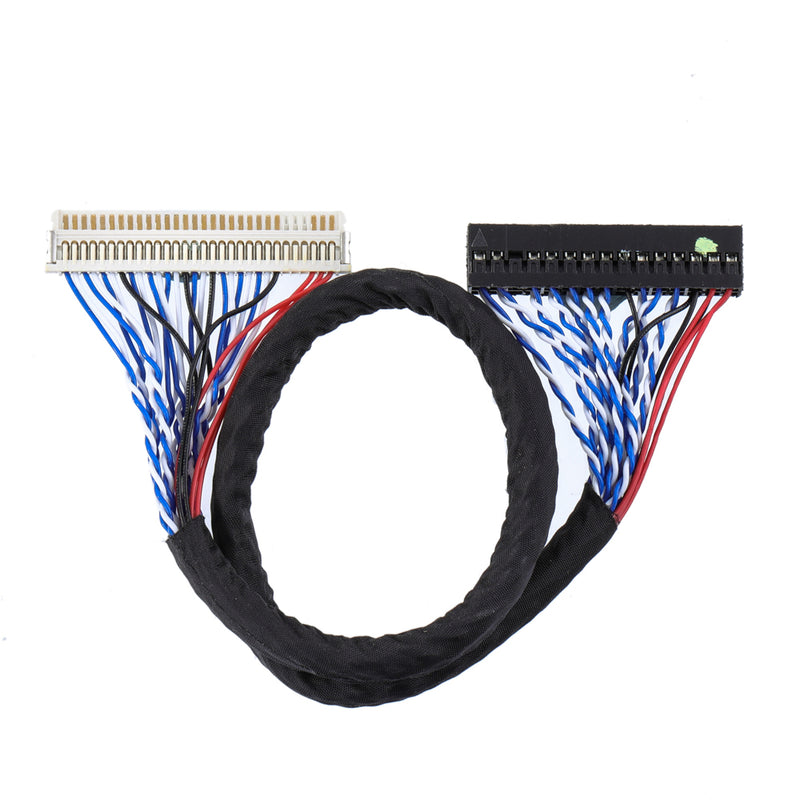 FIX-30P-DO8 30 Pin 2CH 8-bit Commonly For 17 19 22 23.6 Inch Screen Cable LVDS LCD Driver Board