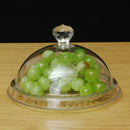 Transparent Cake Stand Dome Lid Cover Cup Cake Pastry Food Display Serving Plate