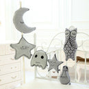 Creative Luminous Star Moon Ghost Light Bulb Plush Throw Pillow Noctilucence Cushion Gifts