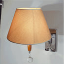 Cotton Textured Fabric PVC Linen Shade Desk Ceiling Lampshade 255*190*155mm