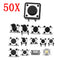 Total 600pcs Tactile Tact Mini Push Button Switch Packet Micro Switch Bags 12 Types Each 50pcs