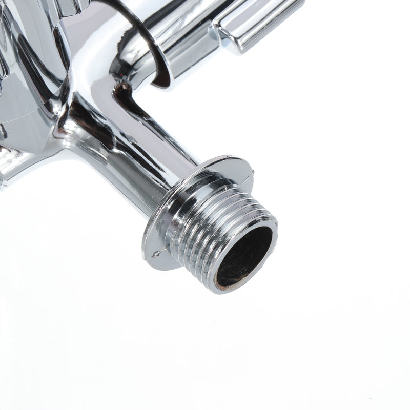 1/2 Inch Washing Machine Faucet Sink Connector Hose Tap Garden 2 Outlet With Control