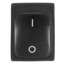 Black Waterproof 4Pin 2Position Circuits DPST ON-OFF Rocker Switch 16A 250V AC