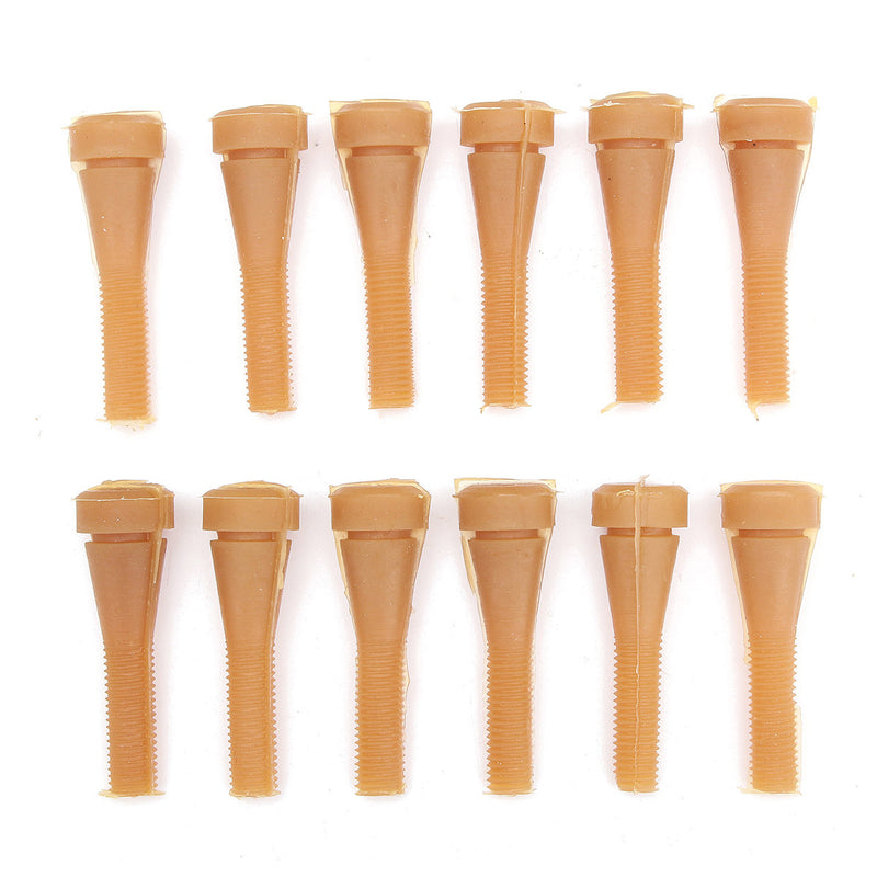 96Pcs Chicken Plucker Fingers Rubber Poultry Duck Turkey Goose Feather Plucking Glue Stick
