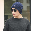 Knitted Neck Warmer Winter Hat Mask Cap Balaclava Scarf Wool  For Men Women