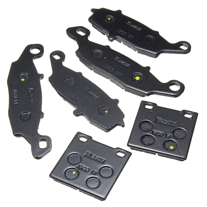 Front+Rear Ceramic Brake Pads For Suzuki GSX750F Katana 1998-2002 1999 2000 2001