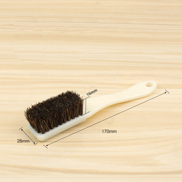 MYTEC 4/6row Pig Bristle Brush Collectables - Autograph Tools for Maintenance Cleaning Walnut Bristle Brush Polishing and Oil Brush Tool