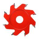 H20 Power Wood Polishing Carving Disc 8 Teeth Shovel Blade for Angle Grinder Woodworking Grinding Tool